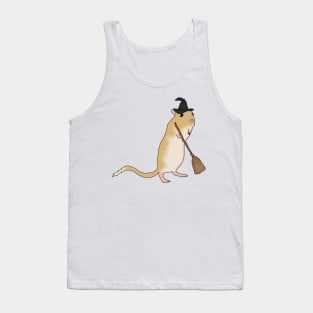 Cute golden gerbil witch Tank Top